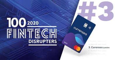 Currensea ranks third on BusinessCloud’s 100 FinTech Disrupter list for 2020