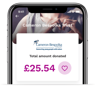 Manage your donations using the Currensea App
