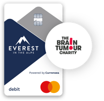 Everest in the Alps charity debit card