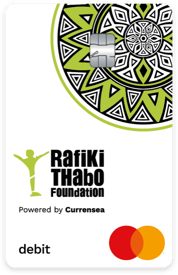 Rafiki Thabo Foundation charity debit card
