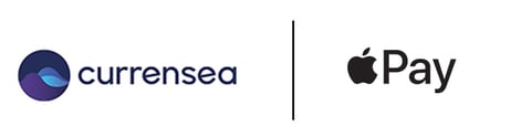 Currensea - ApplePay joint logos Currensea - ApplePay joint logos