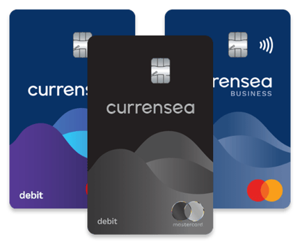 Currensea travel debit cards