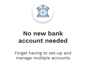 No new bank account 