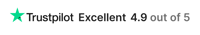Rated 4.9 out of 5 on Trustpilot