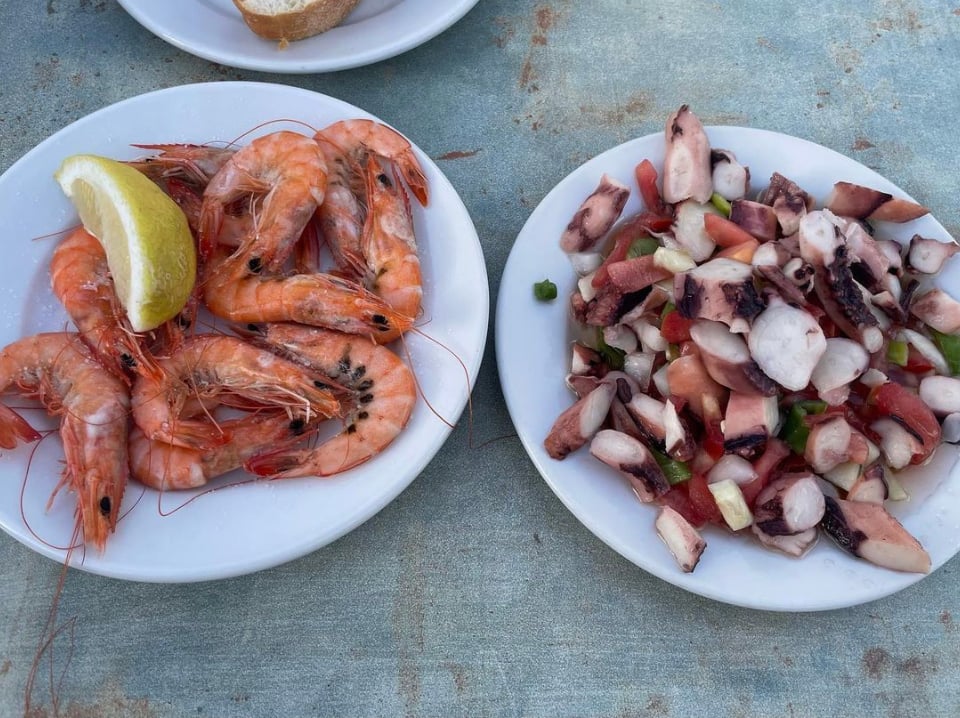 Shrimp and Octopus dish