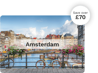 Get the best euro exchange rate - £70 saved when in Amsterdam using a Currensea travel debit card