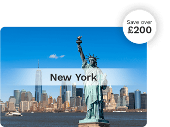 Get the best dollar exchange rate - £200 saved visiting New York with a Currensea travel debit card