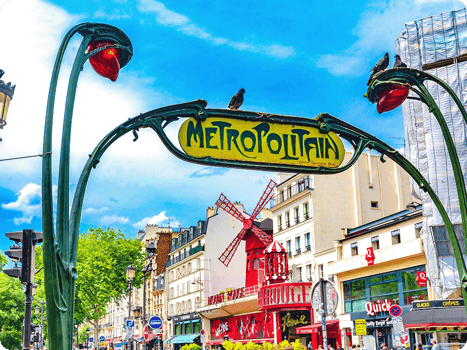 Use your Currensea travel debit card in Paris and we won't charge you any ATM fees!