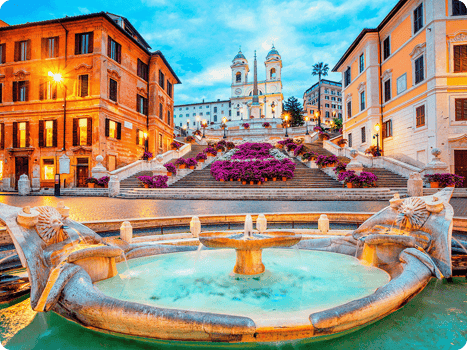 Use your Currensea travel debit card in Rome and get the best live exchange rates