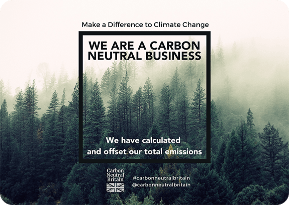 We are a carbon neutral business - Currensea