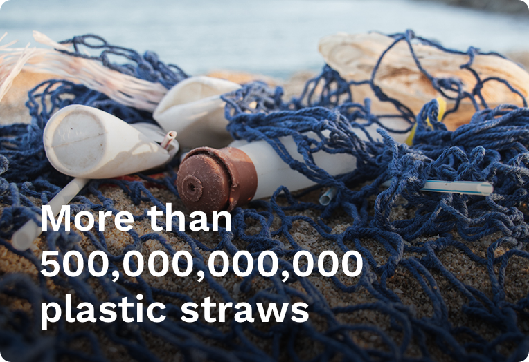 Currensea is working with Plastic Bank to remove plastic straws from our oceans