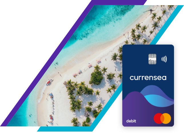 Get a free Currensea travel debit card