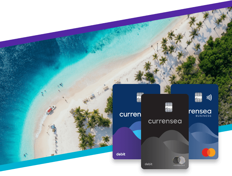 Currensea the UK's best rated travel debit card