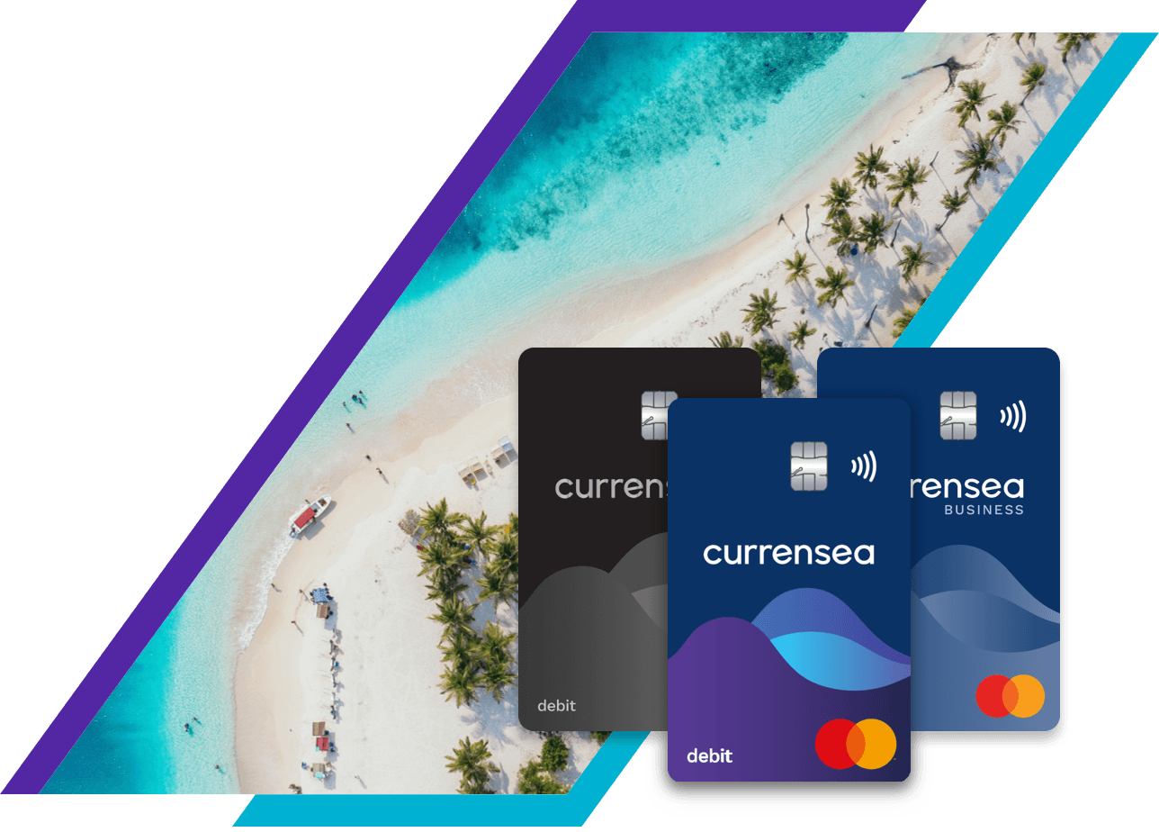 Currensea's travel debit card saves you at least 85% on FX fees