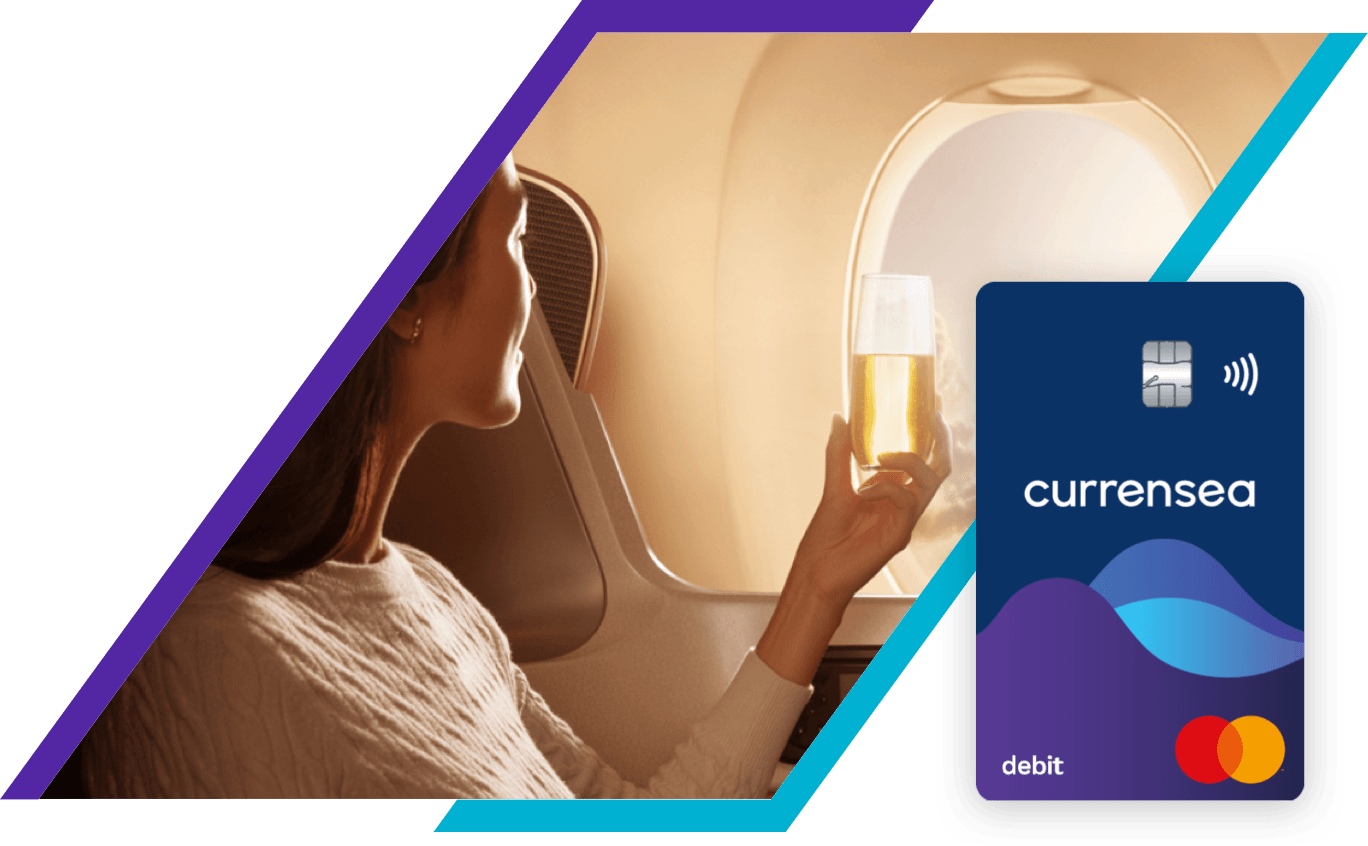 Currensea's travel debit card can give you air miles each time you use it