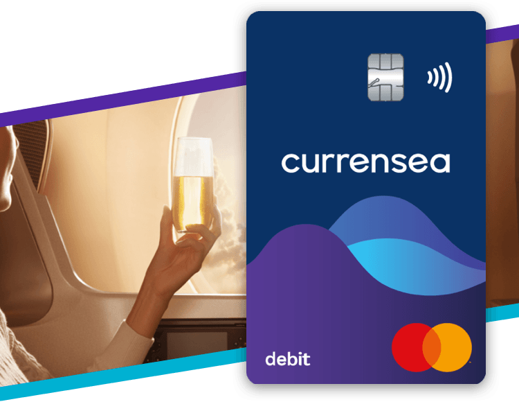 Currensea's travel debit card can give you air miles each time you use it