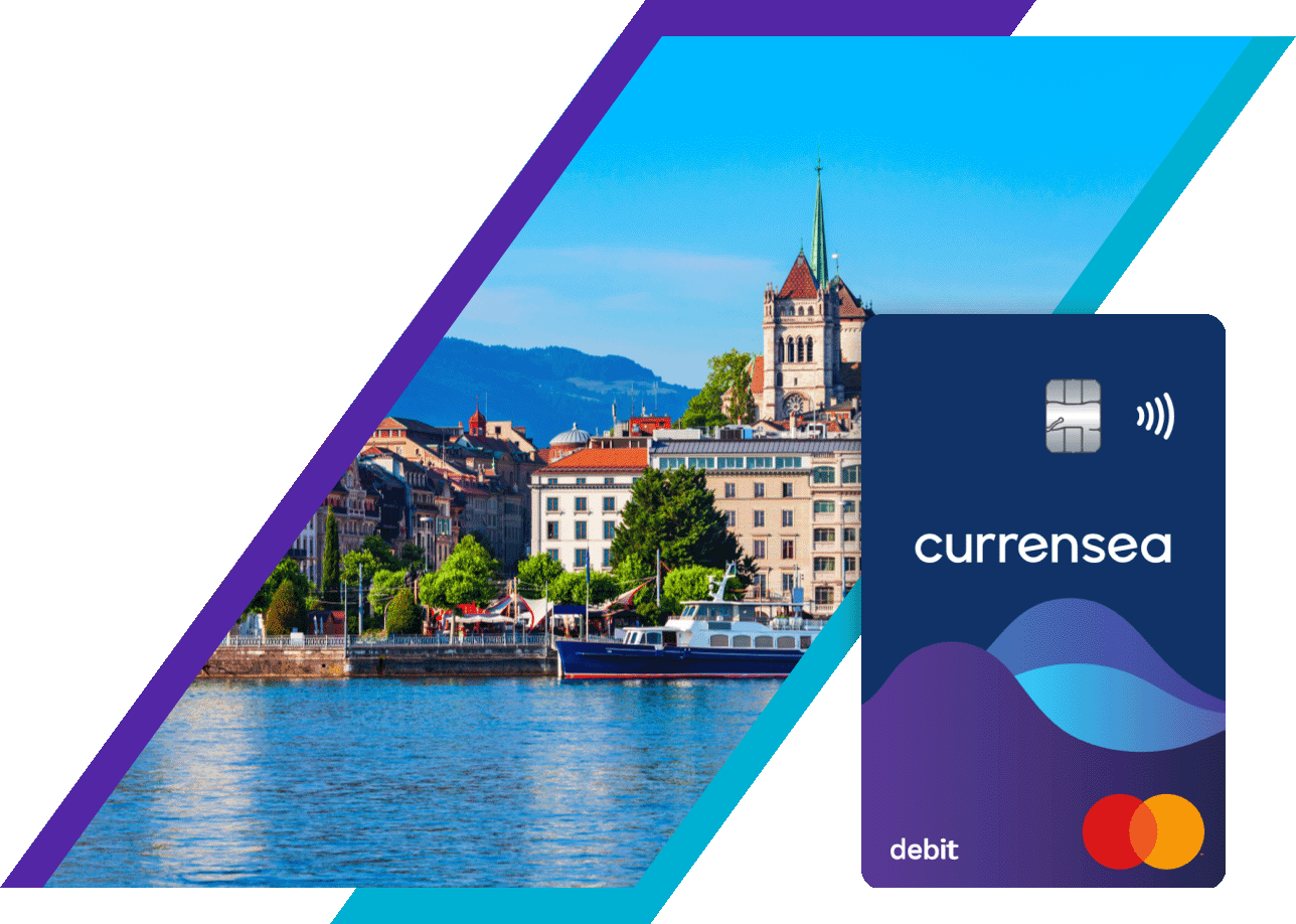 Save over £80 when visiting Geneva using Currensea's travel debit card